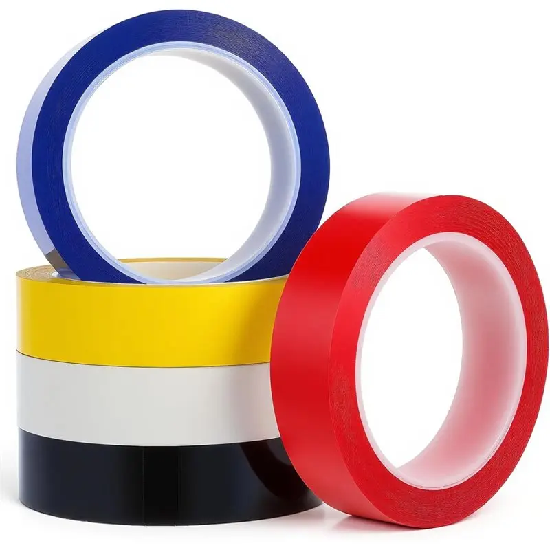 

A84E-5 рулонов виниловой ленты для пола 1 дюйм X 72 ярда лента для маркировки пола для тренировки полов в тренажерном зале виниловые ленты спортивные виниловые ленты для спортзала
