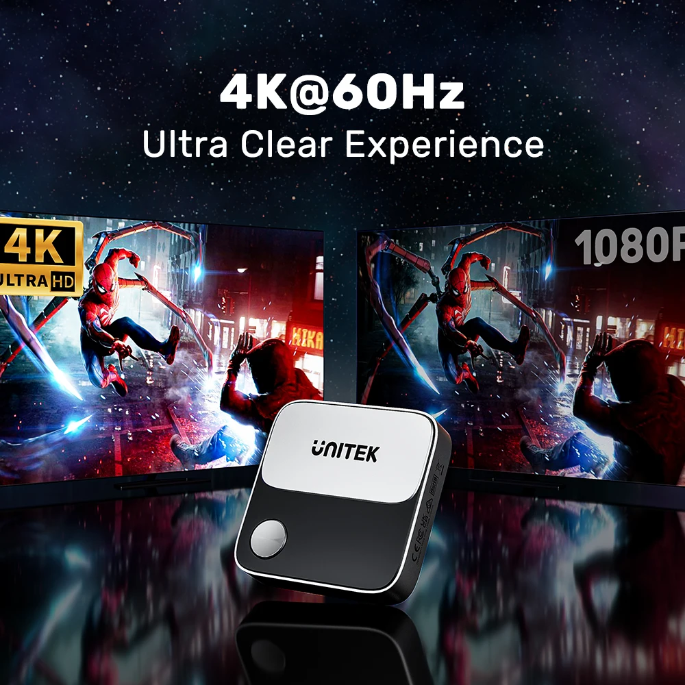Ricevitore per mirroring schermo wireless 2.4G/5G 4K Adattatore dongle display HDMI Dispositivo di fusione TV Miracast per Mac iOS Android Windows