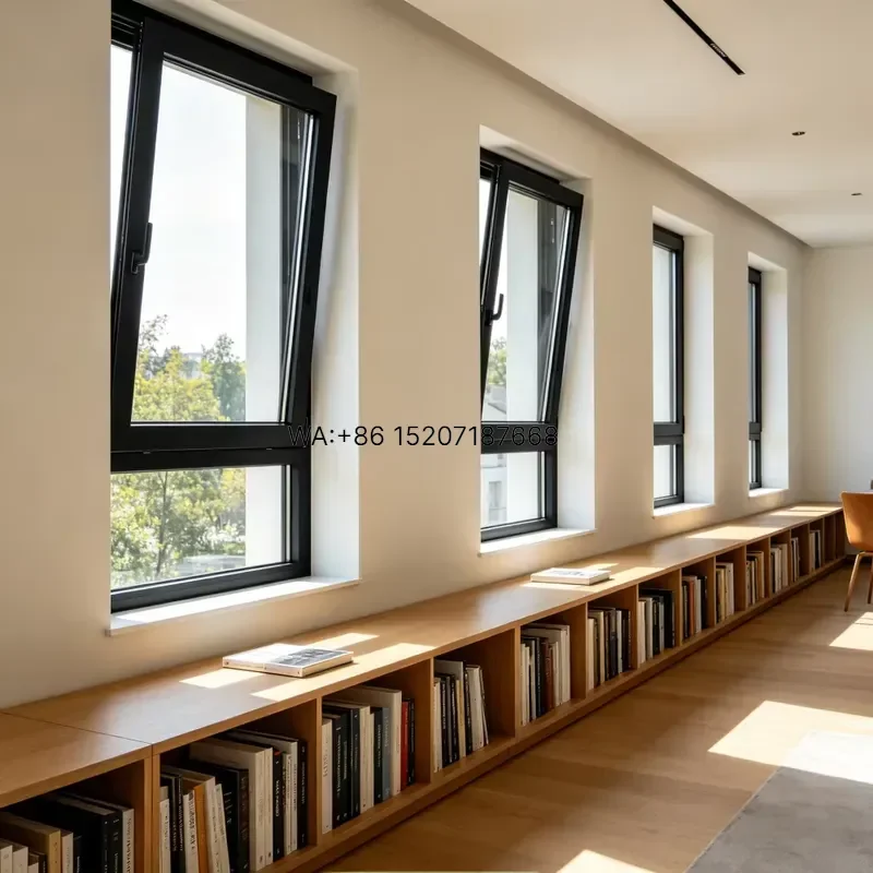 Wmwmnu for  Factory Price Thermal Break Double Glazed Energy Efficient Aluminum Frame Tilt and Turn Windows