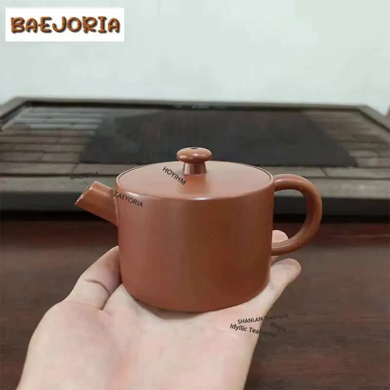 150ml Boutique Qinzhou Nixing Pottery Teapot Aesthetic Master Handmade Raw Ore Mud Pot Tea Maker Kettle Teaset Supplies Ornament