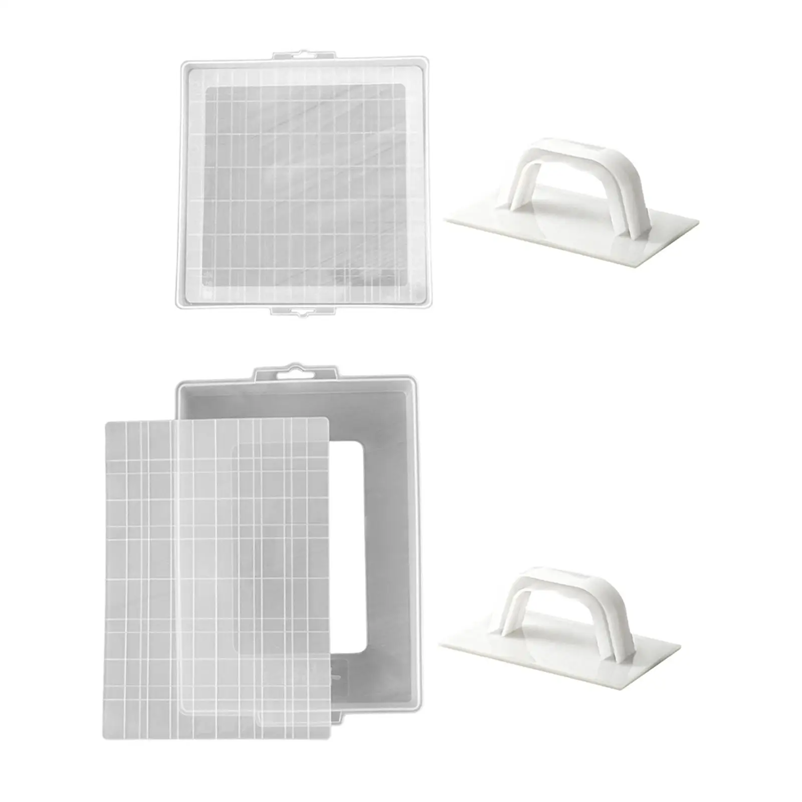 Nougat Frame Press Kit Polypropylene Baking Plate Large Nonstick DIY Candy Maker Tool for Snowflake Pastries