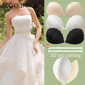 Reggiseno push up adesivo con spalline invisibili per abiti senza schienale Reggiseno per capezzoli in silicone Nastro per capezzoli senza spalline riutilizzabile