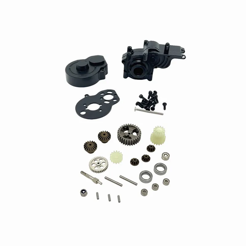 WLtoys 244016 1/24 RC カーメタル​​アップグレードギアボックスハウジングギアセットアセンブリスペアパーツ交換アクセサリー