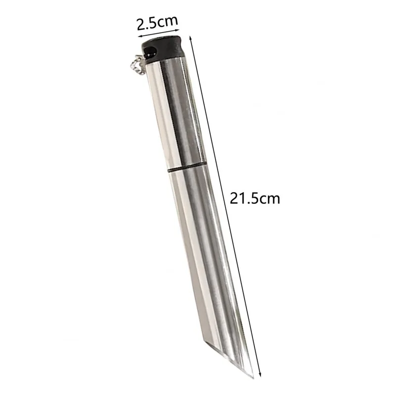 1 pz punzone per piantare il terreno in acciaio inossidabile design smussato pianta semina per fori con cordino