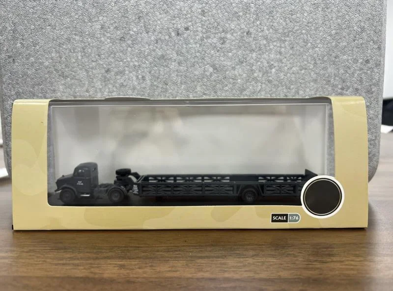 

Out-of-Production 1/76 Scale Die-Cast Metal Trailer, Special Offer, Compatible With Tank And Airplane Models, Furniture Display