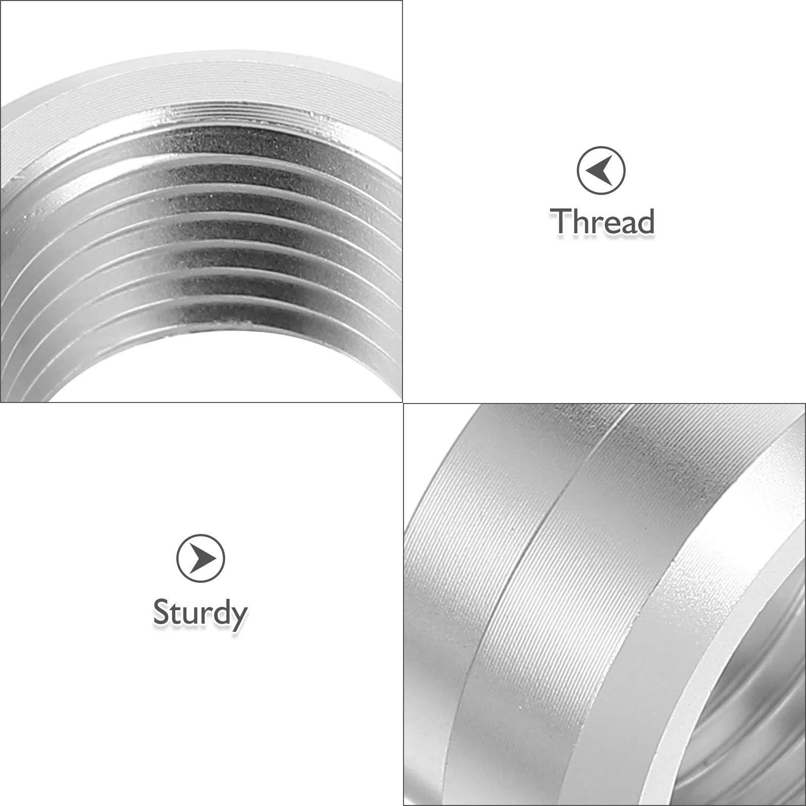 الألومنيوم 3/8 "Npt لحام كدر محول أنثى الخيوط وصلة أنابيب لخزان الوقود مقالي الزيت رؤساء اسطوانة السباكة الصناعية #6