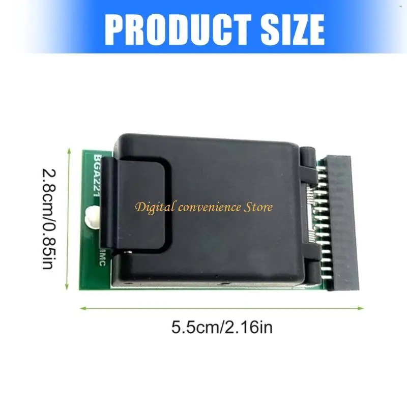 97QA Universal 5 In 1 EMMC BGA Adapters Set Supports BGA100 BGA153 BGA169 BGA162 BGA221 Programming Tasks