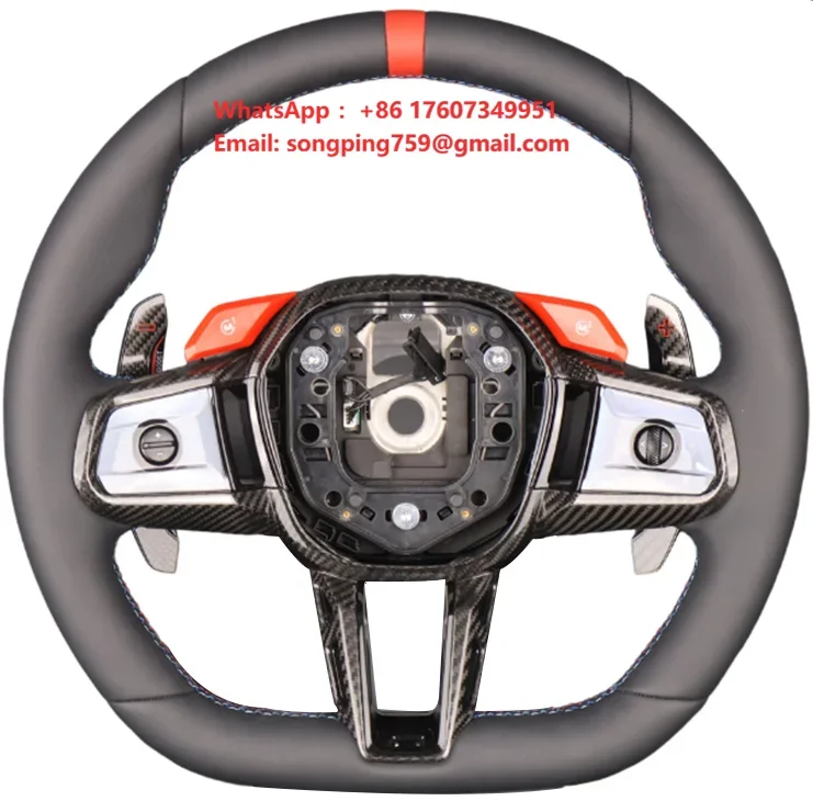 Customized Color Leather Steering Wheel for Multi Material Business Luxury Daily Commute Custom Personalization