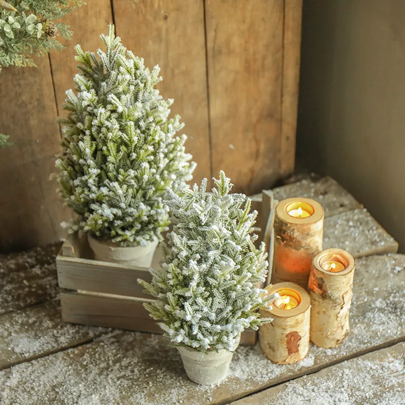 45/60/80CM Christmas Decoration PE Reusable Christmas Trees 2022 New Year Decor Navidad Green High Quality Christmas Tree