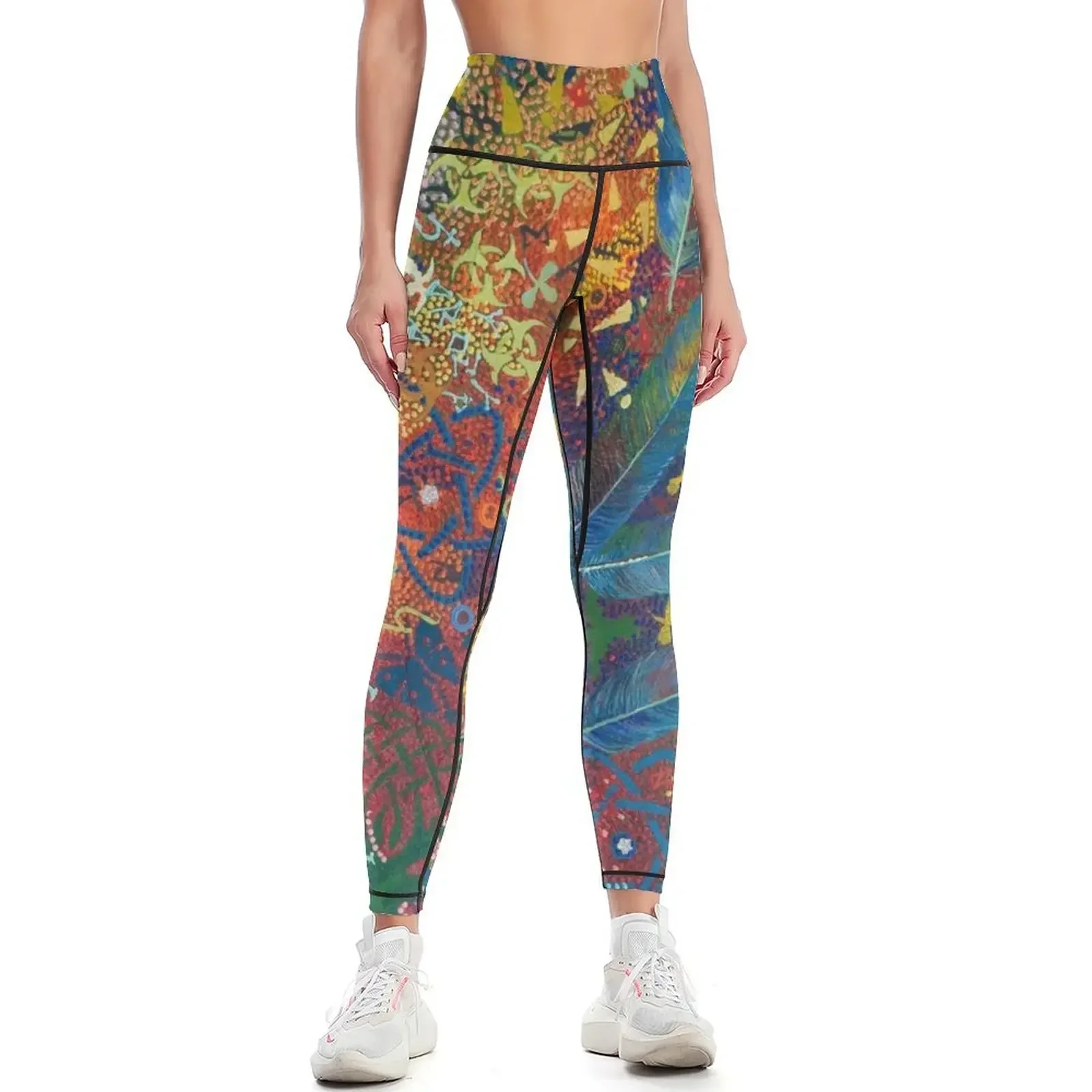 Taking Flight (detail) Leggings sports tennis for sports for push up sportswear gym Sports pants woman Womens Leggings