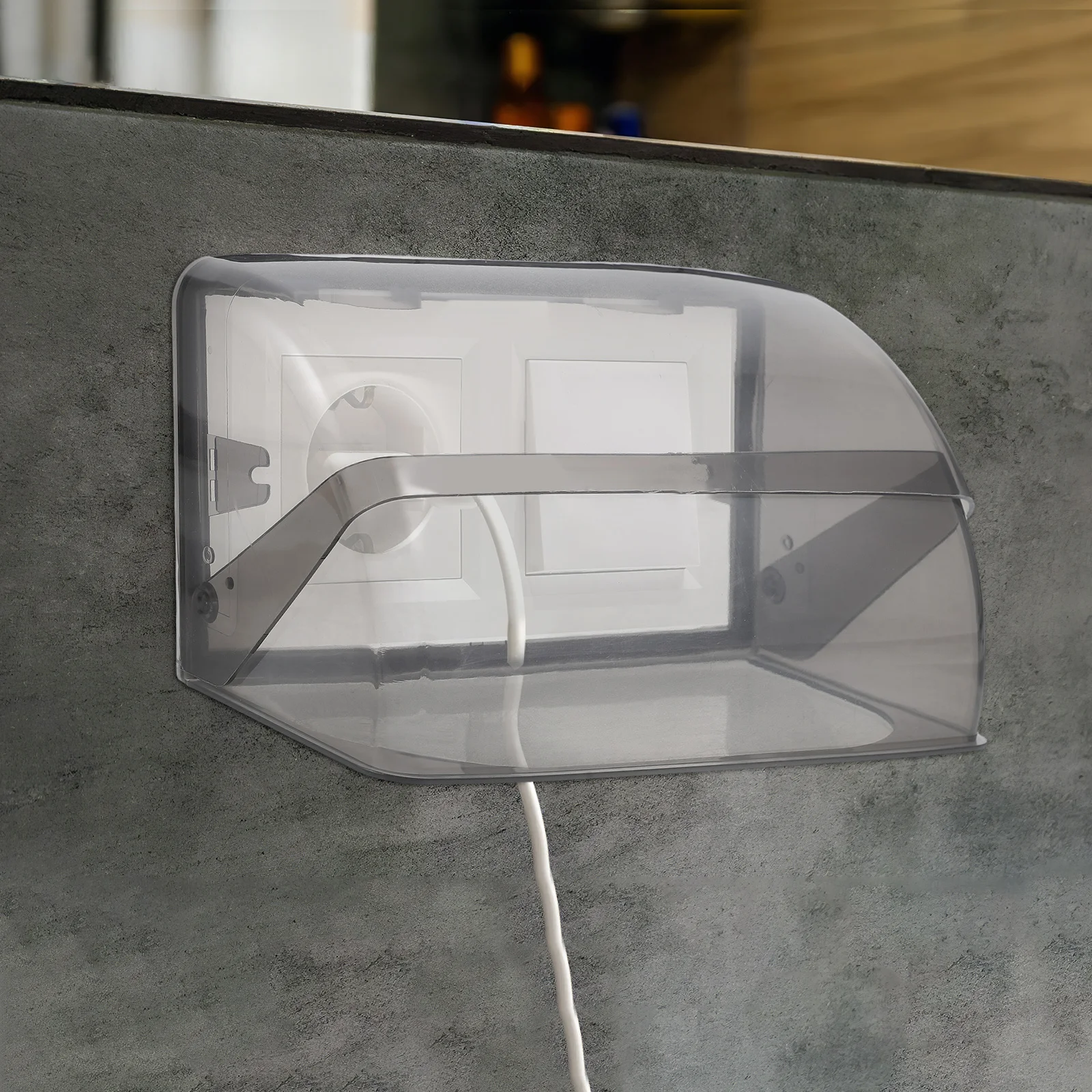 

Водонепроницаемая крышка розетки, двойная защита типа 86, угловая конструкция, брызгозащищенная защитная крышка розетки для ванной комнаты, уличная розетка