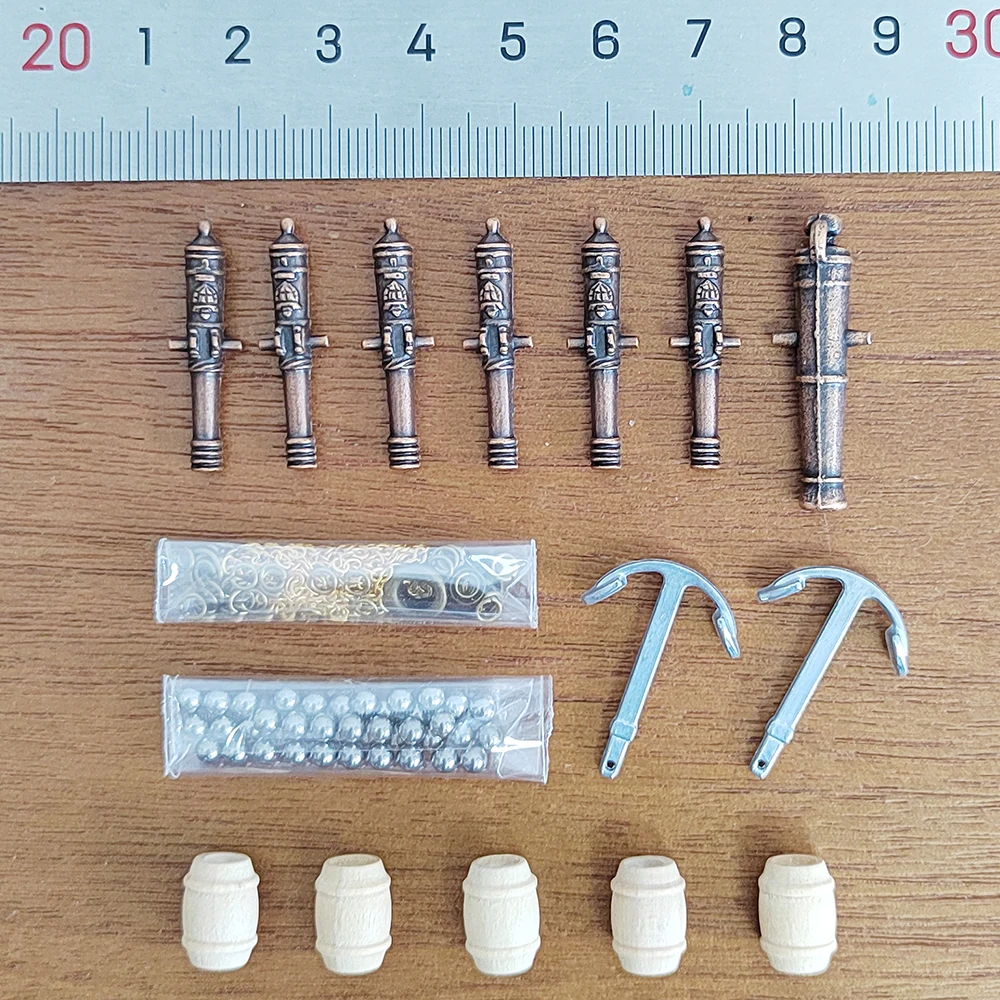 Scale 1/100 Halcon model Ship Accessories kit Classical cannon+