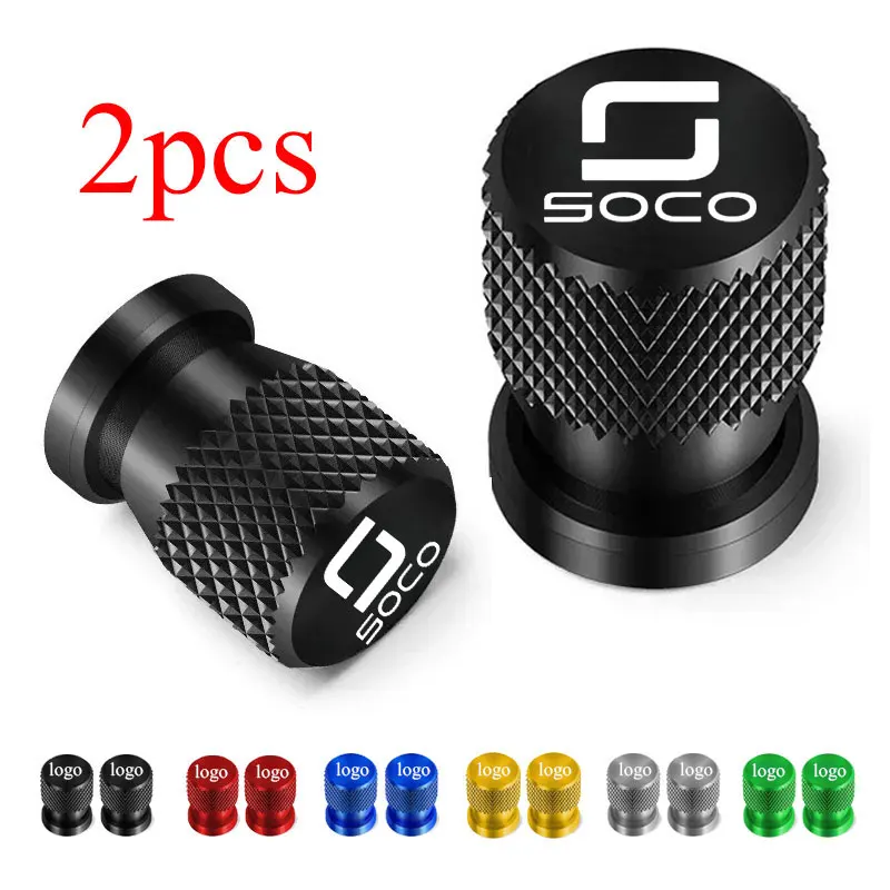 2PCS Tire Valve Caps Motorcycle Accessories For Super Soco CPx CUmini CUx TC 50 TC Max Wanderer TCMax TS 50 2019 2020 2021 2022