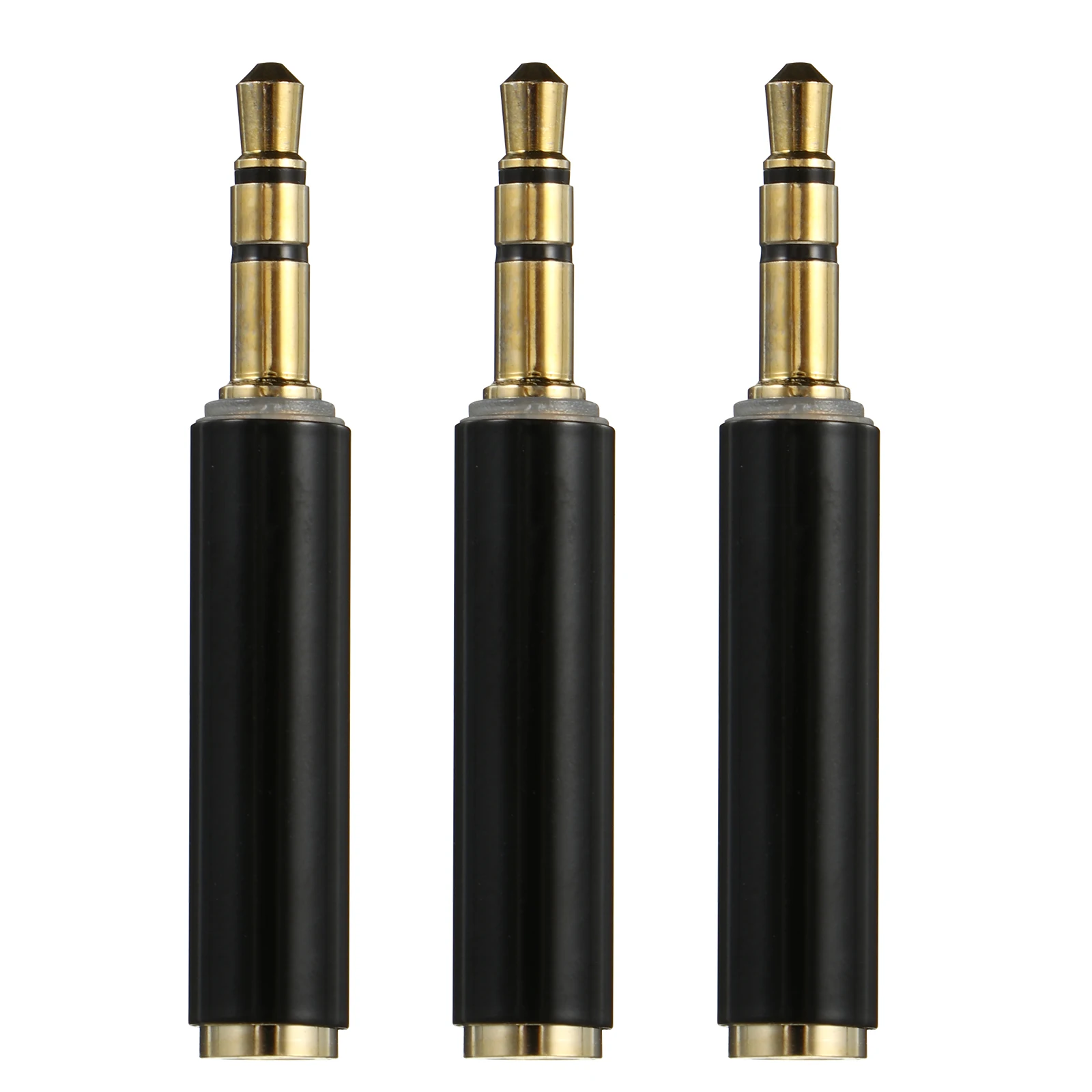 

Headphone Jack Adapter 3.5mm Audio Converter Solid Brass Copper Stereo Plug Splitter Smartphone Earphone Tools
