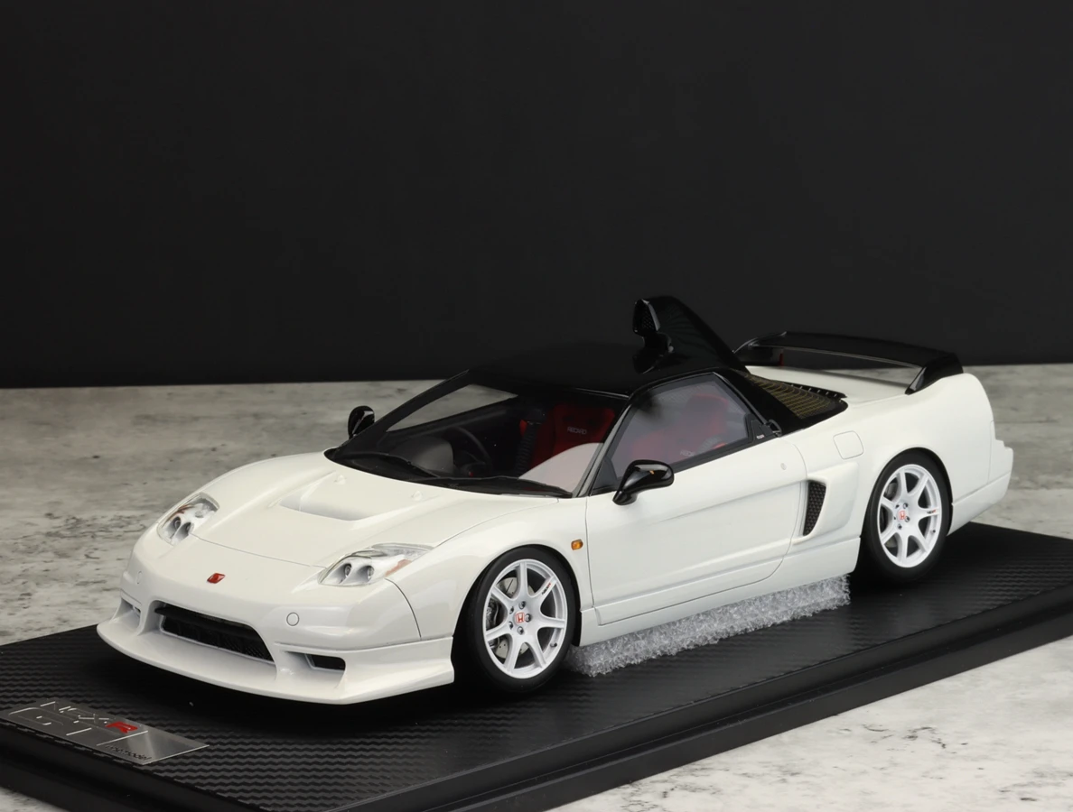 

Onemodel 1:18 NSX GT White JDM Simulation Limited Edition Resin Metal Static Car Model Toy Gift