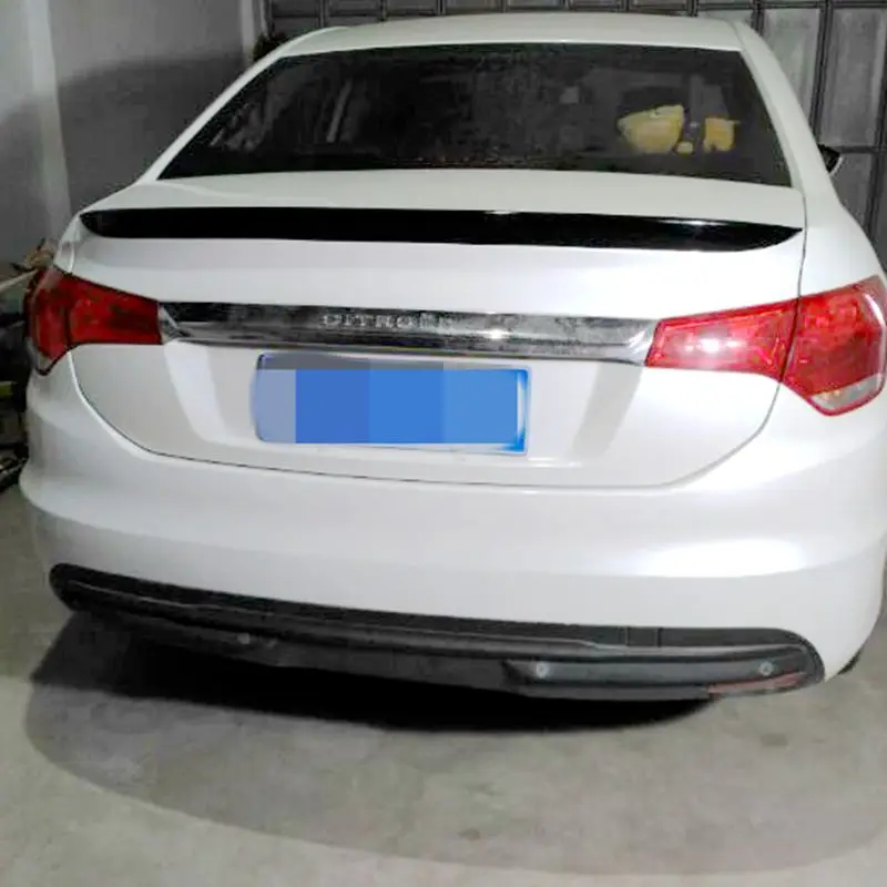 2014-2016 For Citroen C4 ABS Material Car Rear Wing Primer Color Rear Spoiler