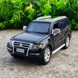 Mitsubishi Pajero V97 SUV Model Toy Car para Meninos, Liga, Fundido, Som, Luz, Direção, Veículo Off Road, Presentes, Brinquedos, 1:32