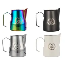 350ml/500ml 304 Stainless Steel Coffee Pitcher Milk Frothing Cup Cream Maker Barista Craft Espresso Latte Art Jug Tool Cups Logo