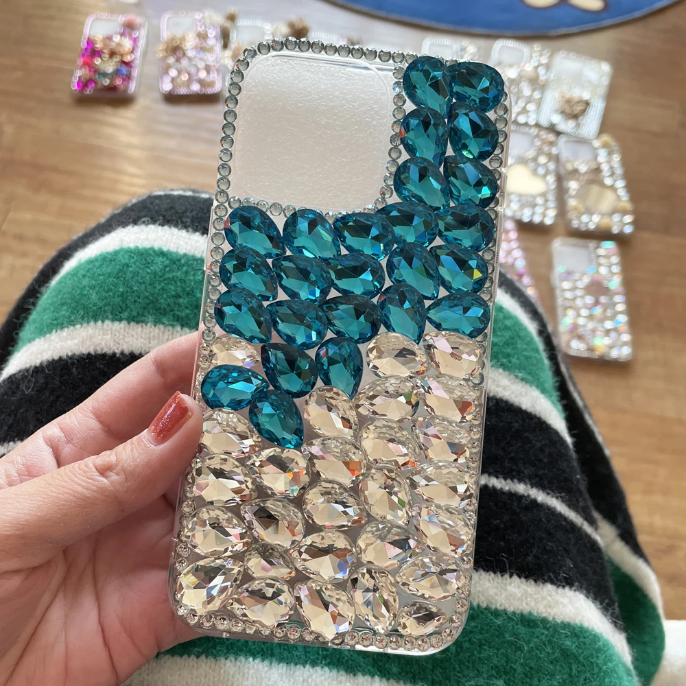 

Fashion Rhinestone Phone Case For Samsung Galaxy S25 S24 S23 S22 S21 S20 S21 Plus Ultra S20FE S21FE A16 A15 A14 A13 A73 Cover