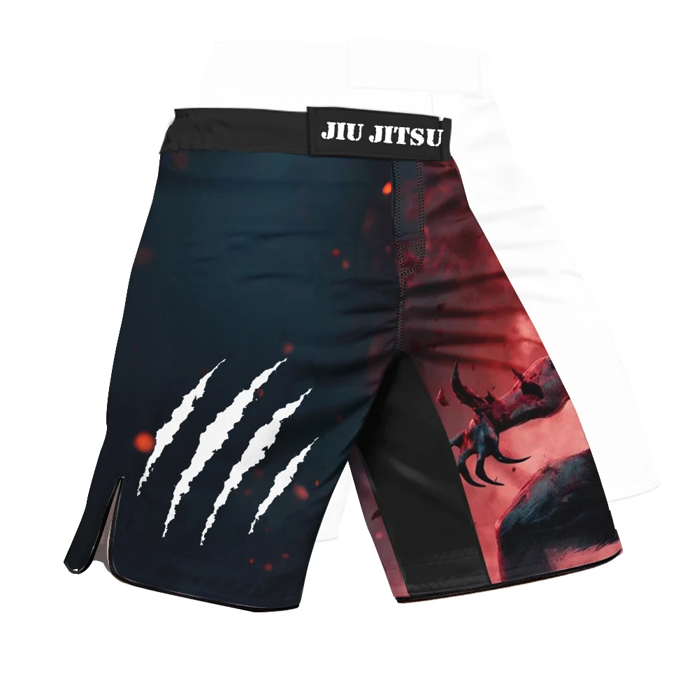 Custom Boxing & Fighting Training Shorts for Men & Women, BJJ Shorts - Loose, Breathable, Quick-Drying, Comfortable Athletic Sho