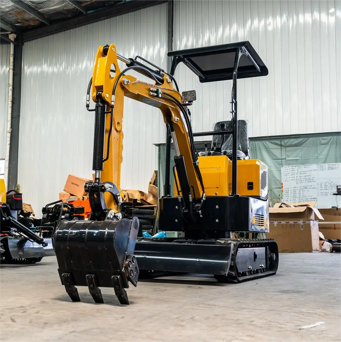 China Minibagger Preise Hochwertiger hydraulischer Kleinbagger Raupen Import Minibagger Kostenloser Versand