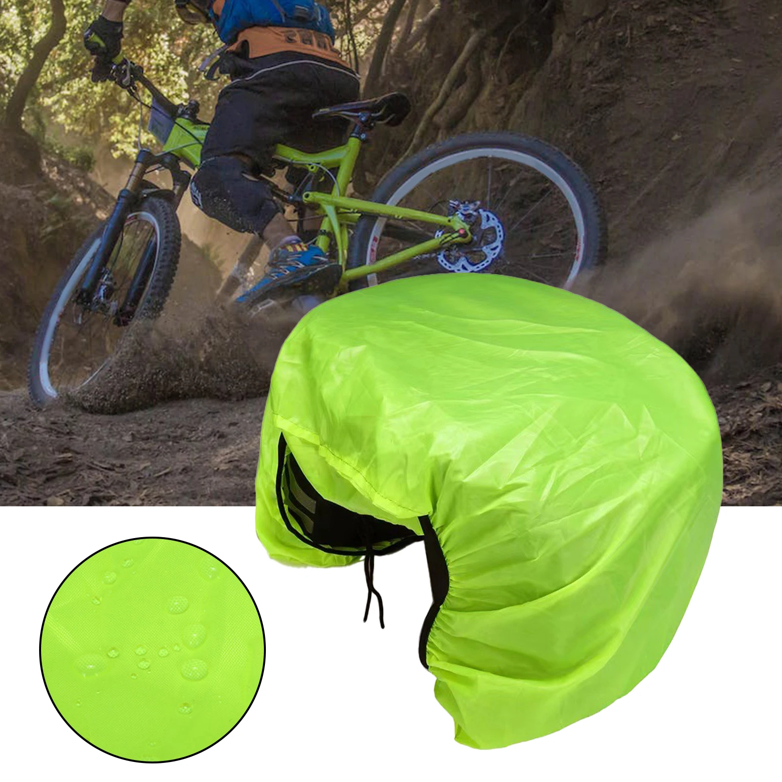 Bicycle Pannier Bag Rain Cover Lightweight Tail Rear Rack Luggage Pouch Waterproof Dustproof Covers Bike  Bag Protective Parts