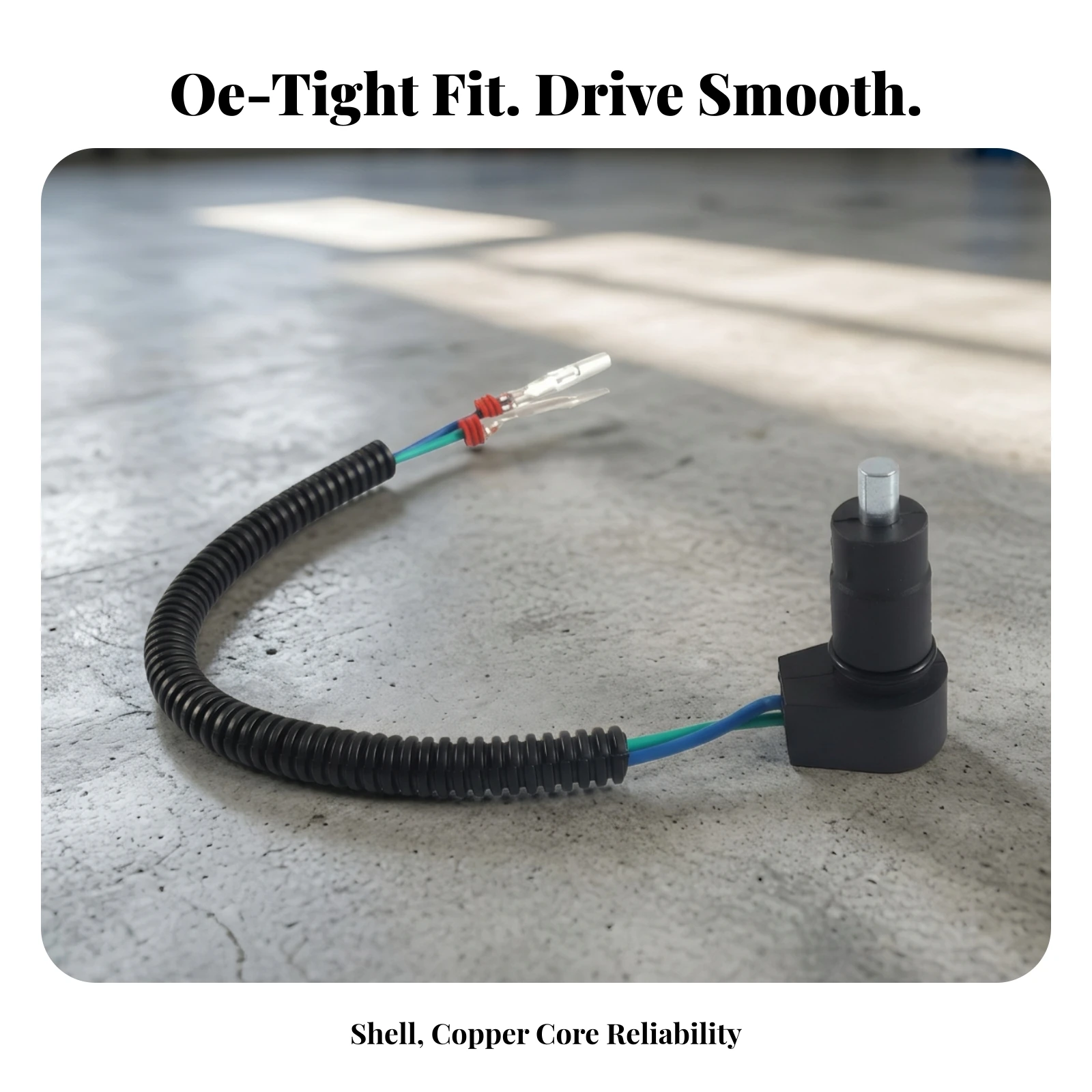 Automotive Transfer Case Sensor Long Service Life Transfer Case Sensor with Corrugated Cable Stable Durable for DIY Car Owners