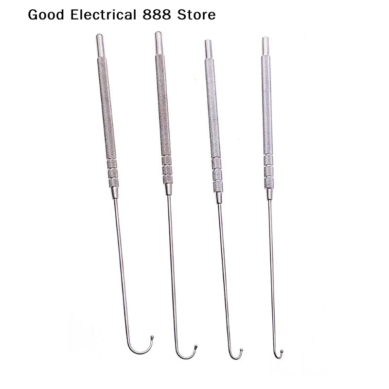 【GE】Pet Spay Snook Hook Animal Ovaries Removal Hook Vet Ovariectomy Dogs Cats Surgical Instruments Ball Type 6mm 8mm 10mm 12mm