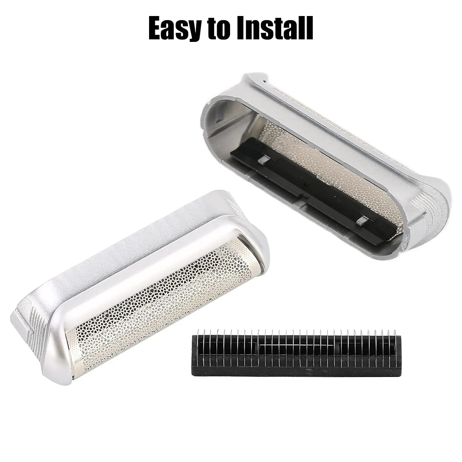 5S Shaver Foil & Cutter Blade Set Compatible with Braun M30 M60 M90 P50 P70 P80 5604 5607 5609 Razor Replacement Head Parts - view 5