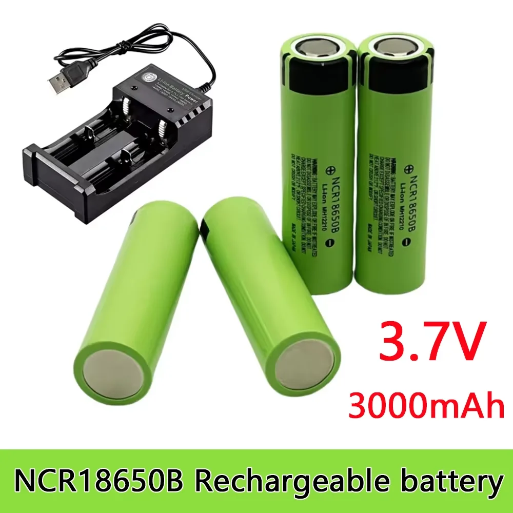 

For High-power Appliances 10PCS 18650 Rechargeable Battery 3.7V 3000mAh 3C discharge High Power batteries