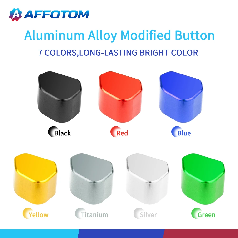 For Honda Click Turn Signal Switch Button Cover Cap CNC Aluminum Alloy Key Cap Sealed IP54 Waterproof Dustproof Comfortable
