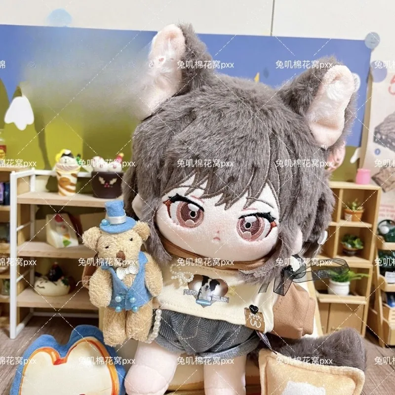 20cm Anime juego niñas SHINONOME ENA Kawaii Cosplay suave muñeco de peluche cuerpo vestir dibujos animados peluches figuras de juguete regalo para seguidores