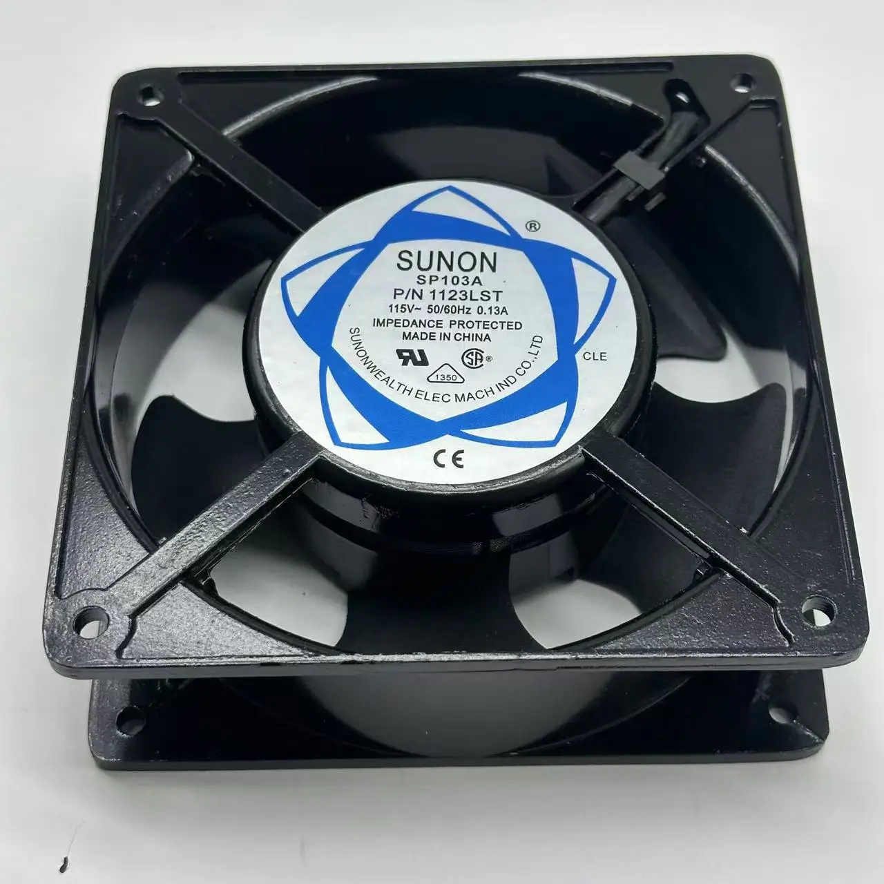 

SUNON SP103A P/N 1123LST AC 115V 0.13A 120x120x38mm Server Cooling Fan