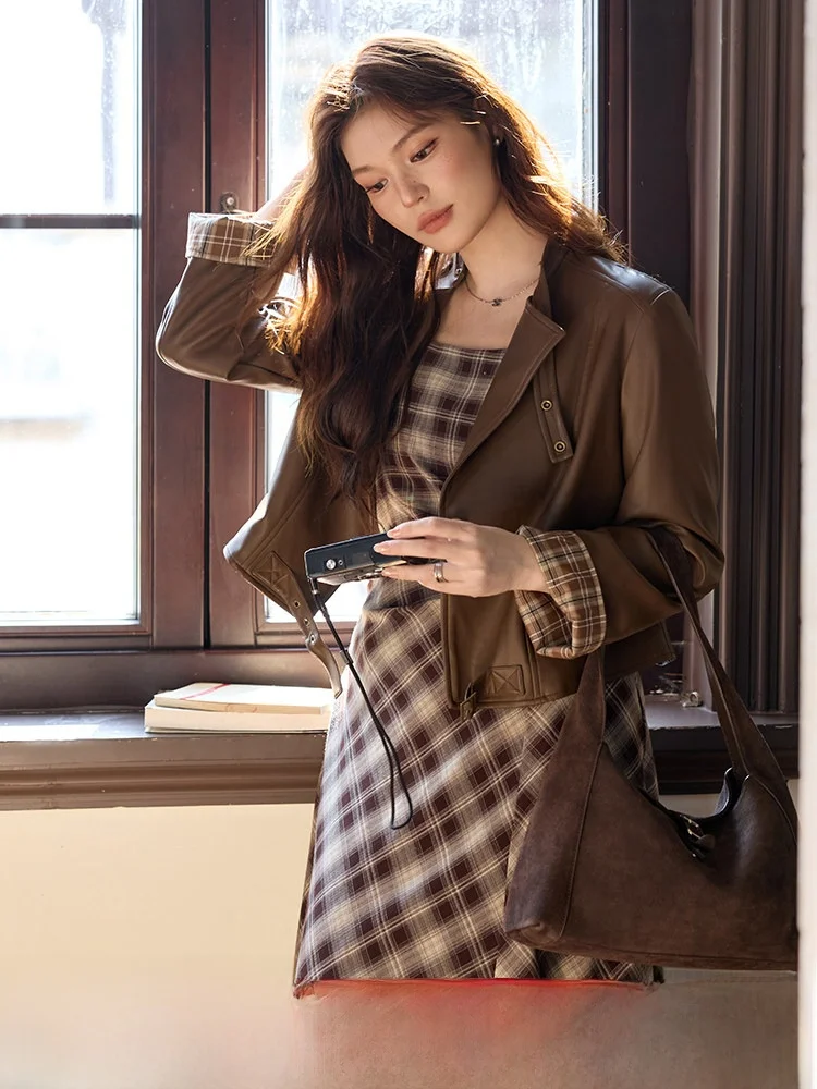 

Новинка осени: Женский винтажный комплект с эффектом похудения, брюки с высокой талией, миди, повседневные, из полиэфирного волокна