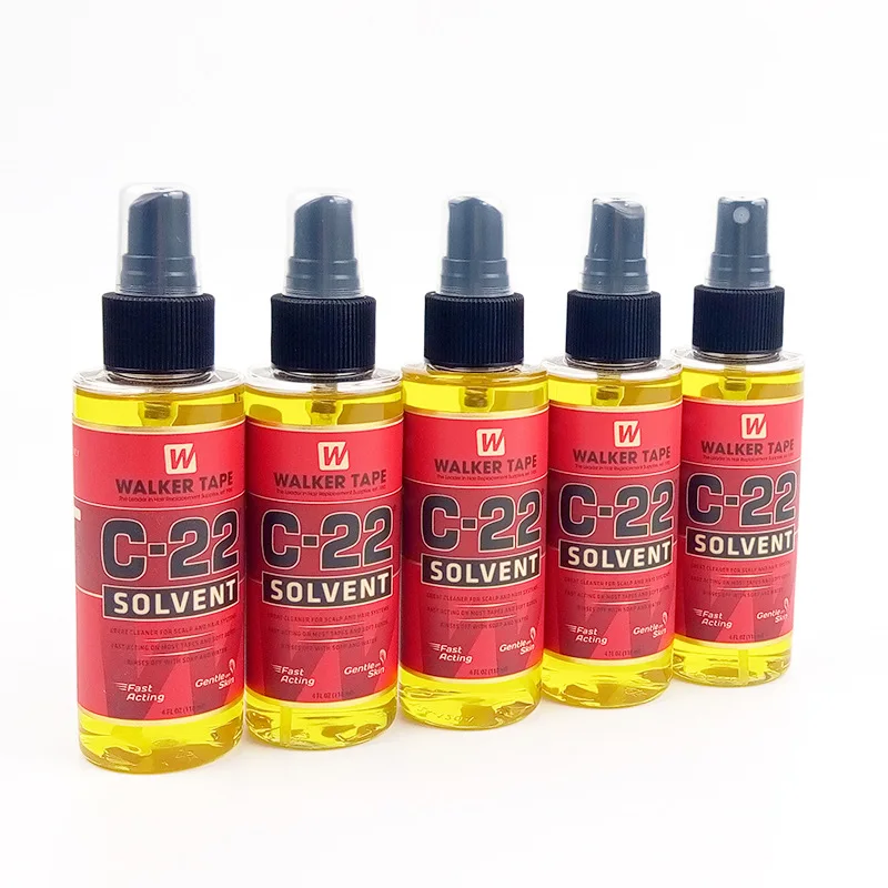 5pcs Perücke Kleber Entferner Spray C-22 Lösungsmittel Spray Entferner für Spitze Perücken Toupet Kleber Entferner flüssiges Spray für Spitze Perücke 4oz