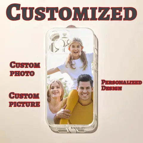 DIY Photo Custom Soft Case For iPhone 17 16 16e 15 14 13 12 11 Pro Max Mini SE 2020 2022 XS XR 6 6s 7 8 Plus AIR TPU back cover