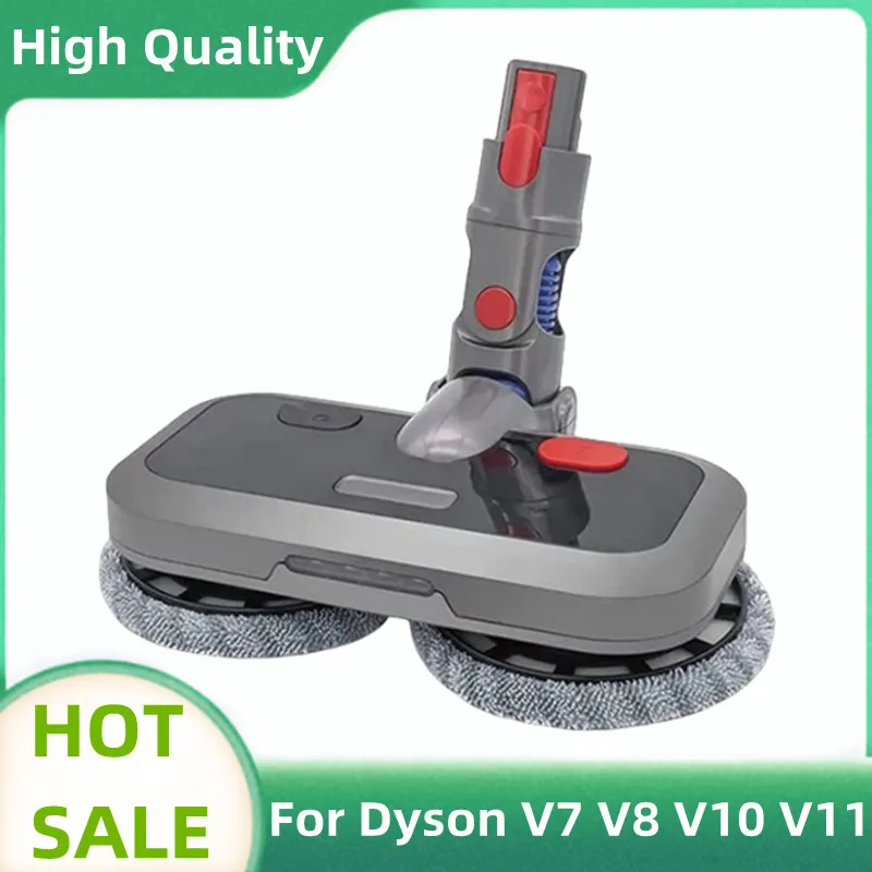 Electric Mop Head For Dyson V7 V8 V10 V11 Wireless Vacuum Cleaner Wet Dry Mop Cleaning Head Floor Brush Replacement Parts