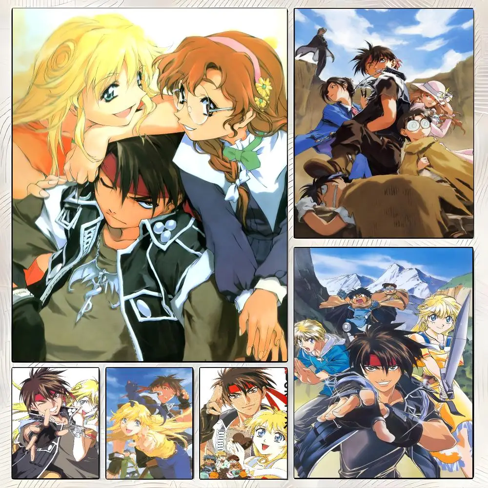 Fantasy anime Sorcerous Stabber Orphen Poster Sleek Living Space Accents Current Style Home Wall Decor
