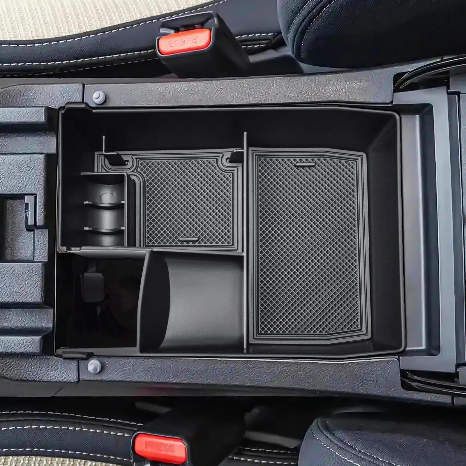 For 2025 2024-2020 Subaru Outback & Legacy Center Console Organizer Tray Armrest Storage Box Interior Car Secondary Accessories - view 2