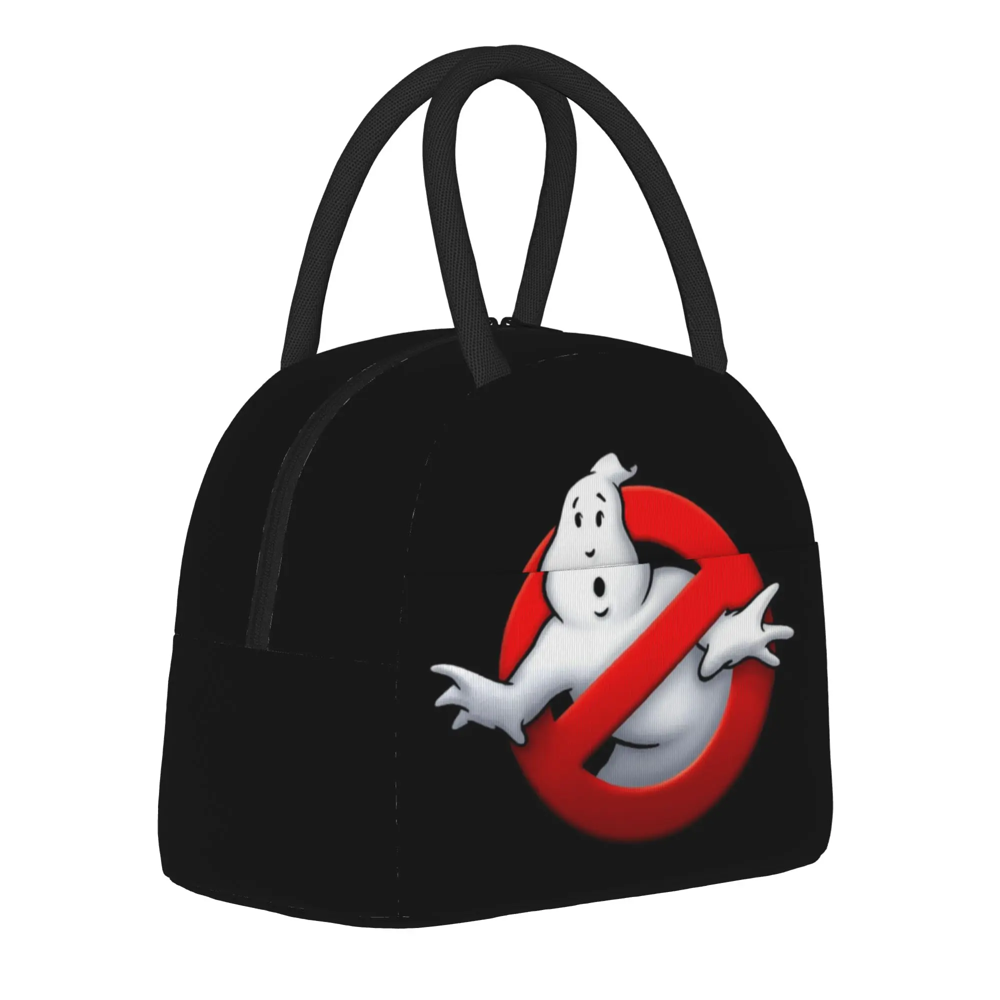 Ghostbuster Insulated Lunch Bag Cooler Bag Reusable,Meal Container  High Capacity Tote Lunch Box Food Storage Bags