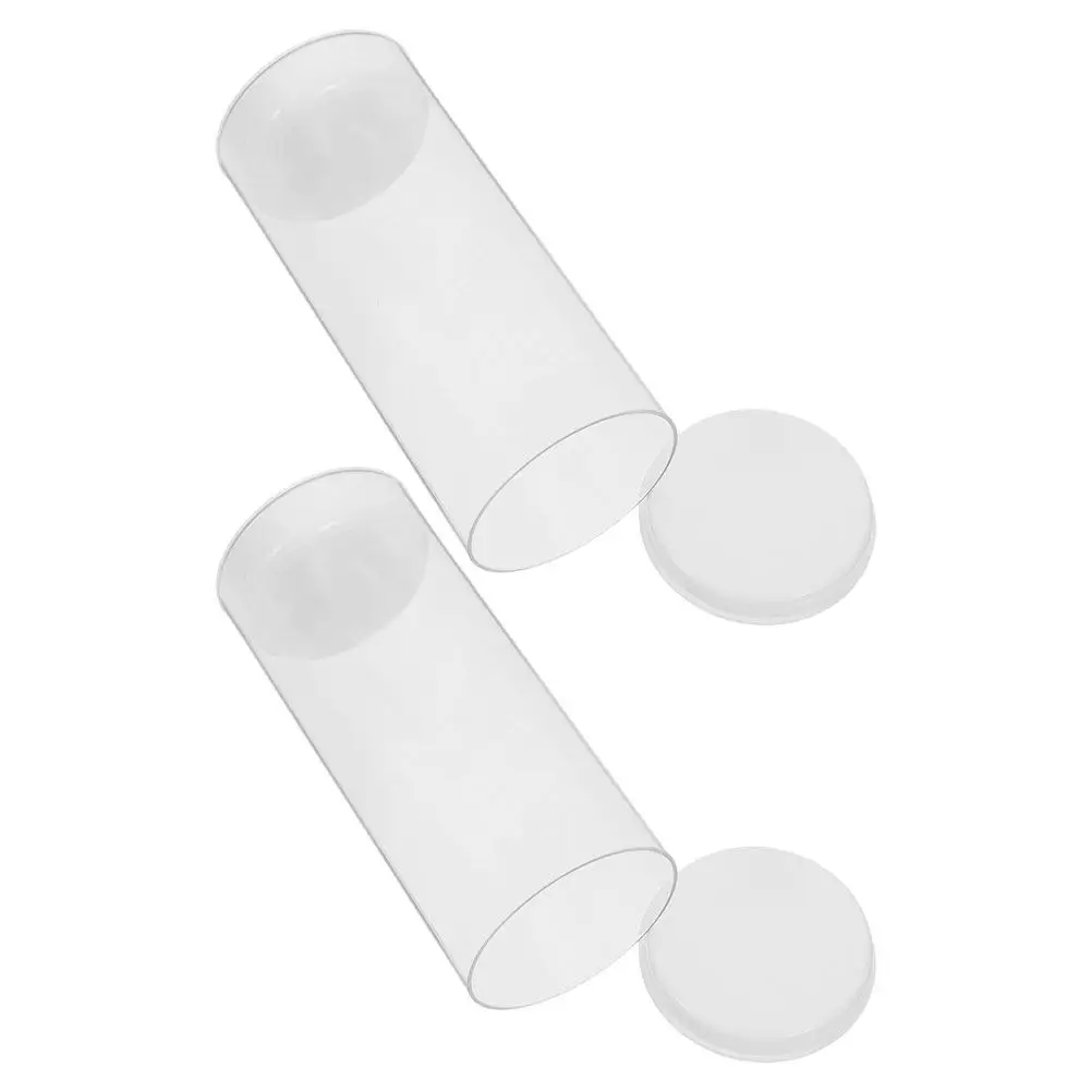 

2 шт. портативные прозрачные пластиковые тубусы для хранения воланов, контейнеры для бадминтонных воланов для использования на улице, в спортзале, дома и для занятий спортом