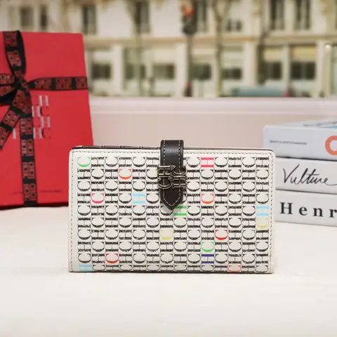 CH Luxury Brand Spring Fashion Women's Organizer Wallet Coin Purse Long Large Capacity Card Holder Coin Purse 2025 High Quality