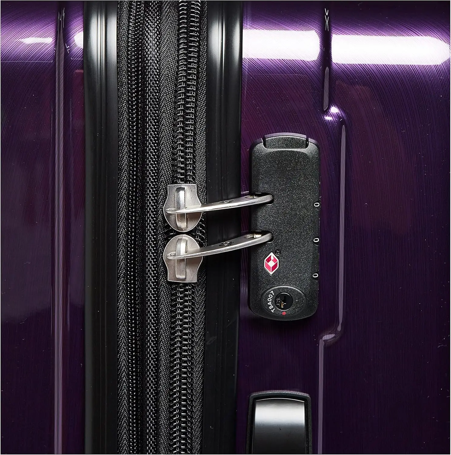 Samsonite Winfield Hardside Bagagem com rodas Spinner, roxo, 2, 3 Pcs Set, 20, 24, 28
