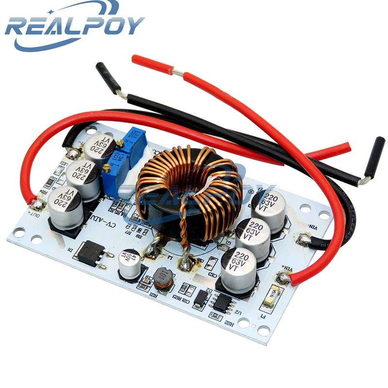600W płyta aluminiowa DC-DC konwerter doładowania regulowany 10A Step Up moduł zasilania stałoprądowego sterownik Led dla Arduino