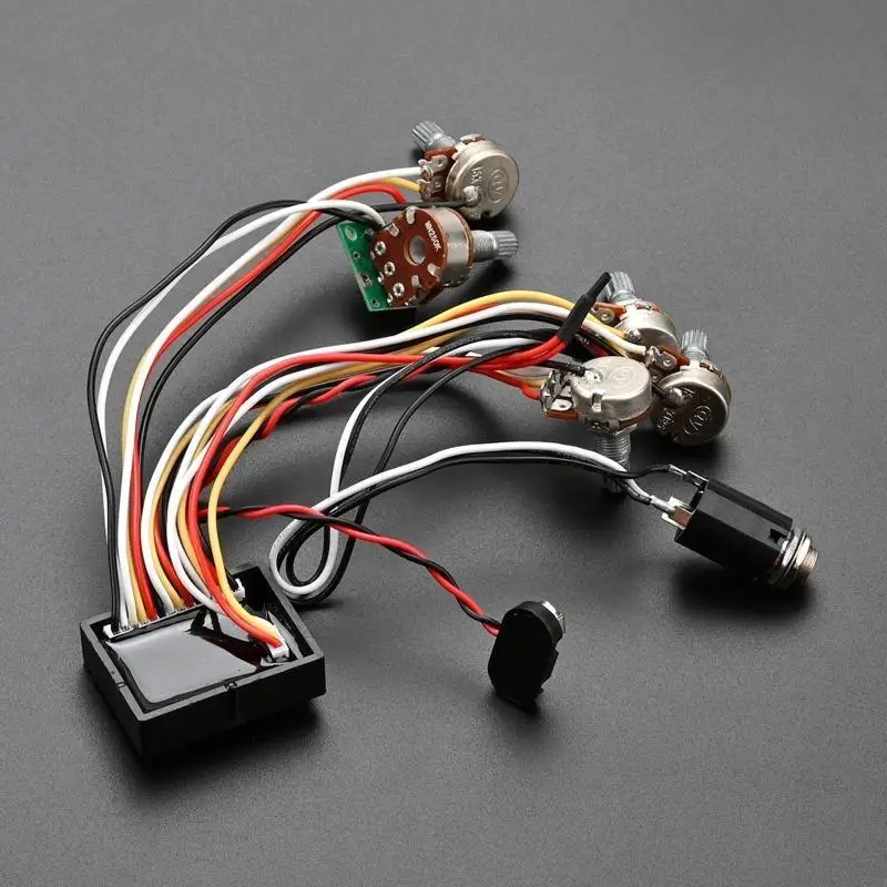 Prewired Bass Preamp Circuit Pickup Active Passive EQ for Bass Pickup