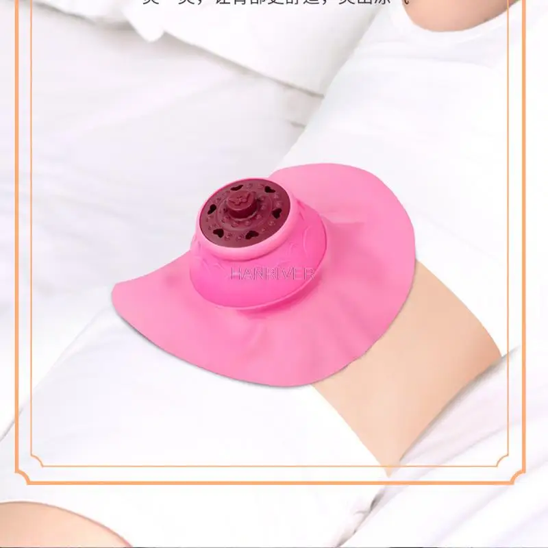 Wen jiu ménage abdomen poitrine grande boîte de moxibustion de silicone portable moxibustion