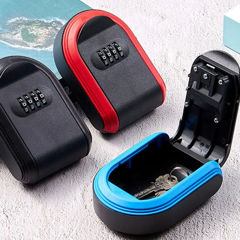 

Прочный секретный ящик для хранения ключей с паролем, новый умный кодовый замок безопасности, пыленепроницаемый водонепроницаемый настенный органайзер для ключей, офисный