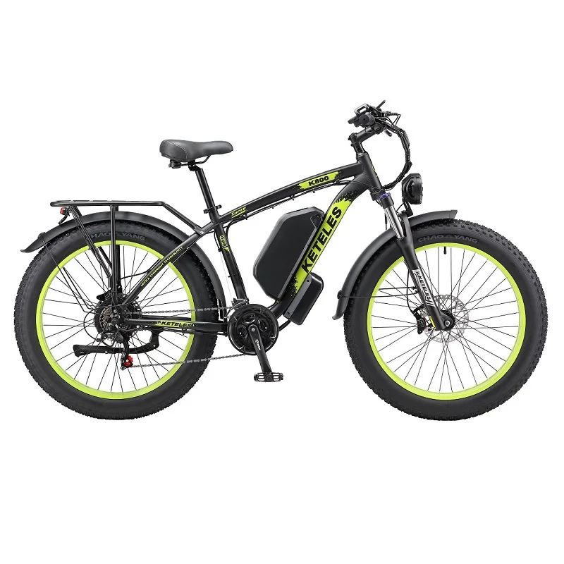 KETELES K800 1000W Motor 17.5AH Battery Electric Bike KETELES 20*4.0 Fat Tire Electric Bike City  electric bicycle mountain bike