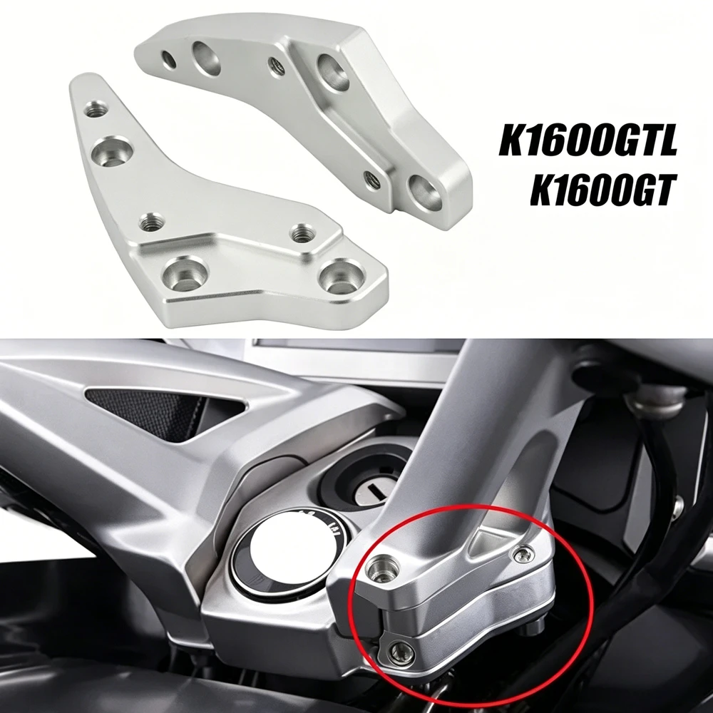 

For BMW K1600GT K1600GTL K 1600 GT GTL 2010-2025 Motorcycle Aluminum Alloy Handlebar Risers 18mm Height Up Adapters