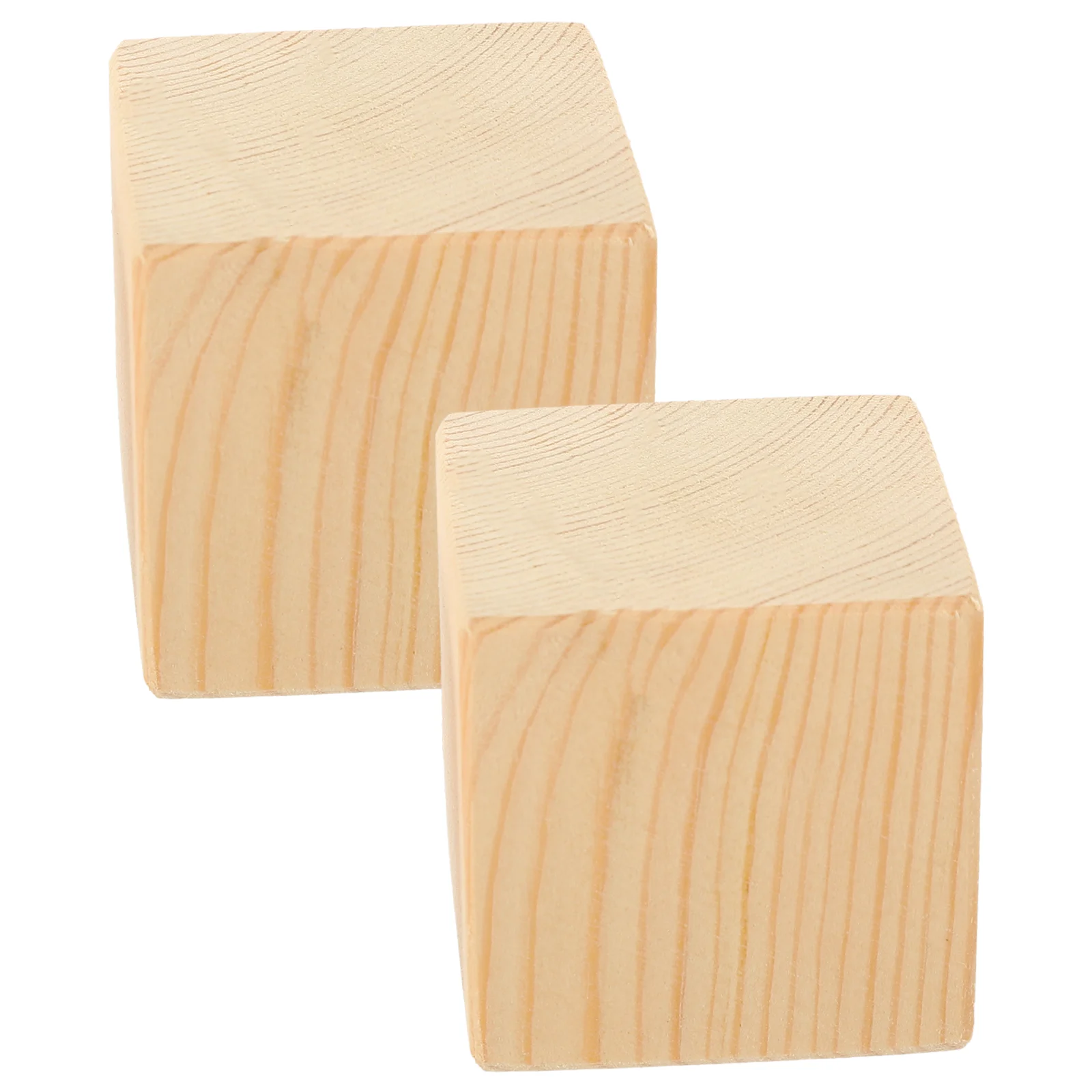 2 Pcs Furniture Booster Blocks Support Bed Risers Height Lift For Chair Noise Reducers Wood Heavy Duty Lifts